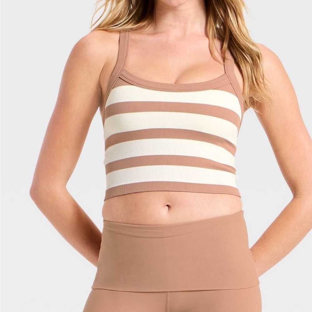 Joylab Women's Seamless Cropped Tank Top